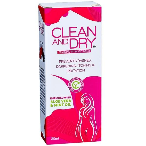 CLEAN & DRY INTIMATE WASH - 20ML