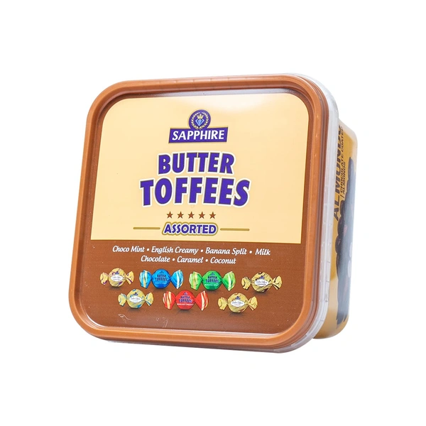 SAPPHIRE BUTTER TOFFEES CHOCO MINT CREAMY BANANA - 200GM