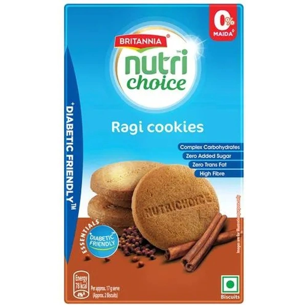 BRT NUTRI CHOICE RAGI COOKIES - 150GM