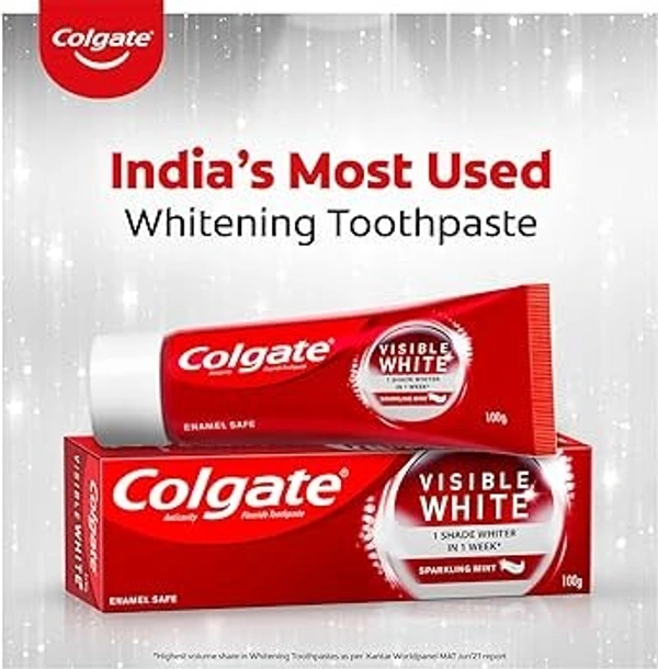 COLGATE T/P VISIBLE WHT 1+1 - 200G