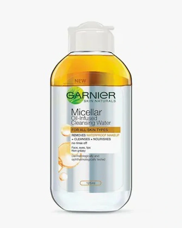 GARNIER MICELLAR OIL-EN CLEANSING WATER - 125ML