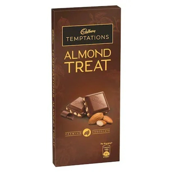 CADBURY TEMP ALMOND - 72GM