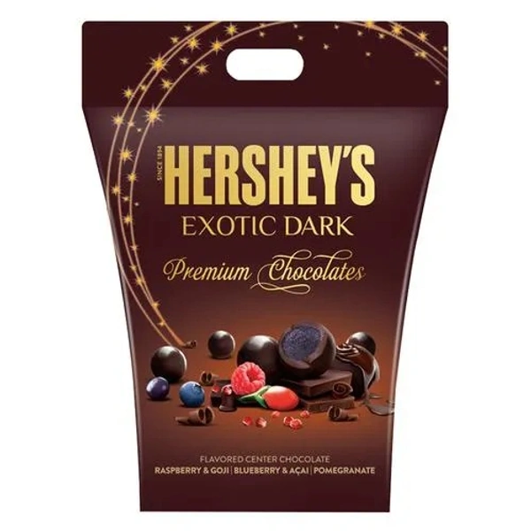 HERSHEYS EXOTIC DARK CHOCOLTAES PACK - 90GM