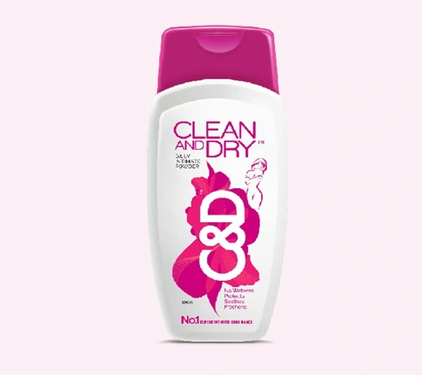 CLEAN & DRY INTIMATE POWDER - 100GM