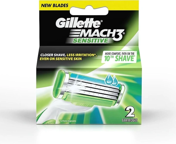 GILLETTE MACH3 SENSITIVE CART - 2N