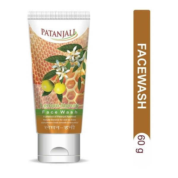 PATANJALI F/W LEMON HONEY FACEWASH - 60GM