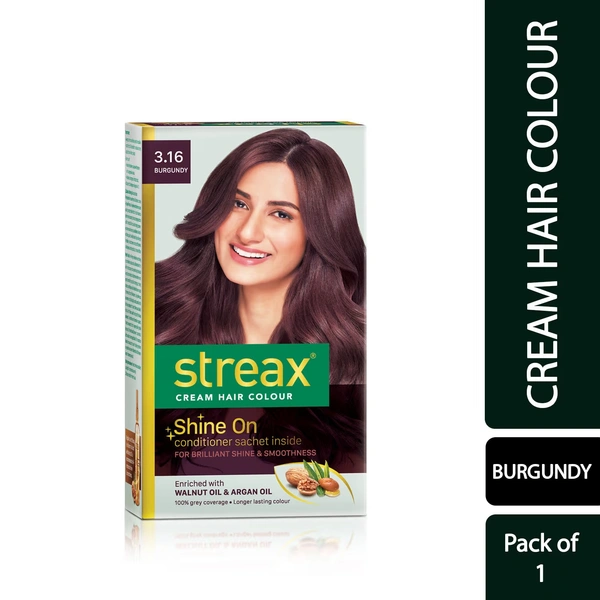 STREAX HAIR COLOUR 3.16 BURGUNDY - 50ML