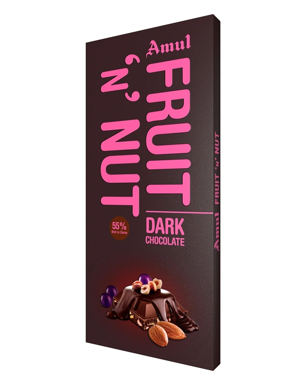 AMUL CHOC. FRUIT N NUT - 150GM