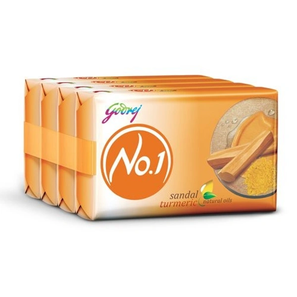 GODREJ NO.1 SANDAL & TURMERIC - 4X125GM