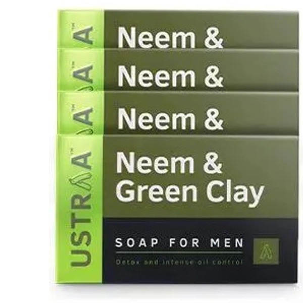 USTRA SOAP NEEM & GREEN CLAY - 400GM