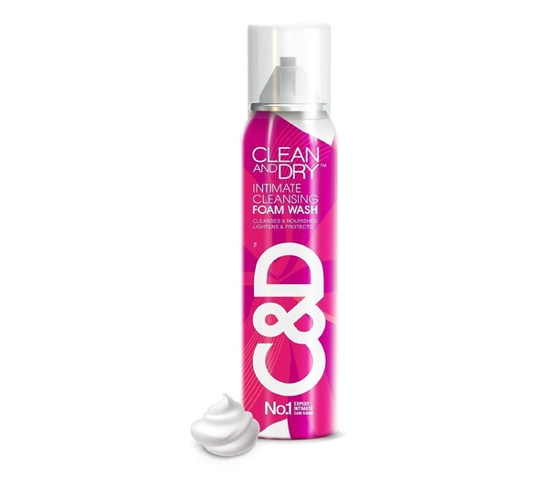 CLEAN & DRY INTIMATE FOAM WASH - 85GM