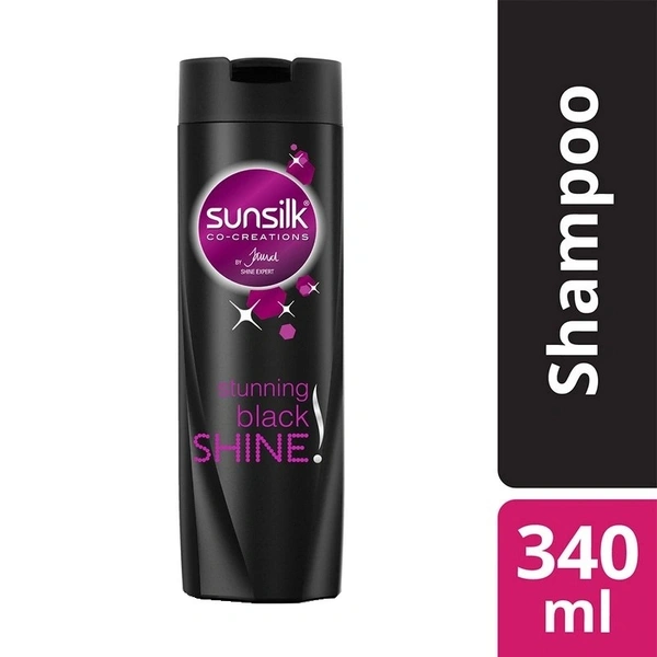 SUNSILK SHMP BLACK - 340ML
