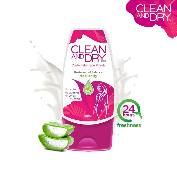 CLEAN & DRY INTIMATE WASH - 90ML
