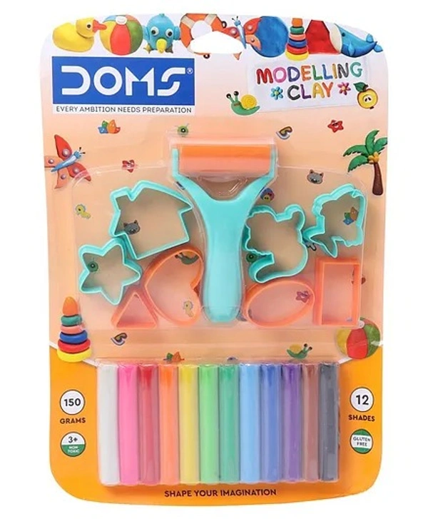 DOMS MODELING CLAY FRUIT SET 12 SHADES - SET