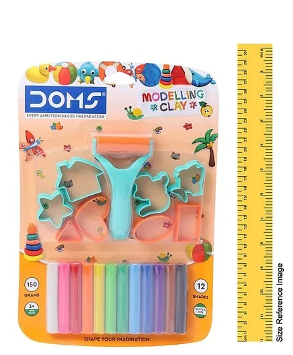 DOMS MODELING CLAY FRUIT SET 12 SHADES - SET