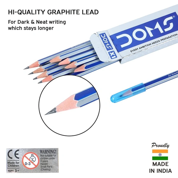 DOMS X1 PENCILS PACK OF - 10N