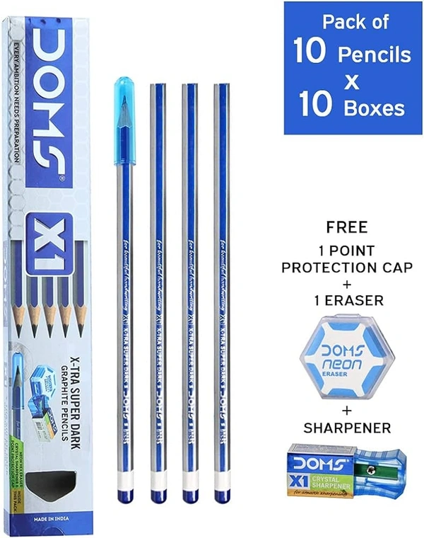 DOMS X1 PENCILS PACK OF - 10N