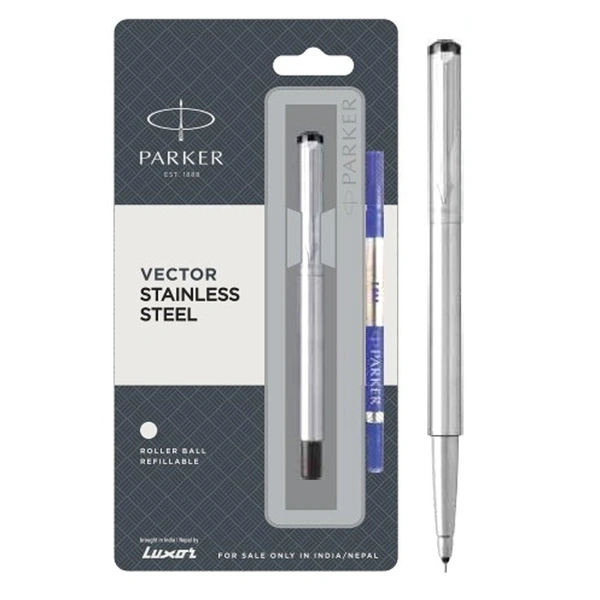PARKER VECTOR S.S. ROLLER BALL PEN - 1N