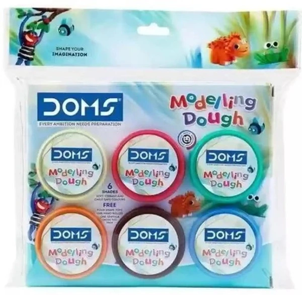 DOMS MODELING CLAY DOUGH 8 SHADES - 200GM