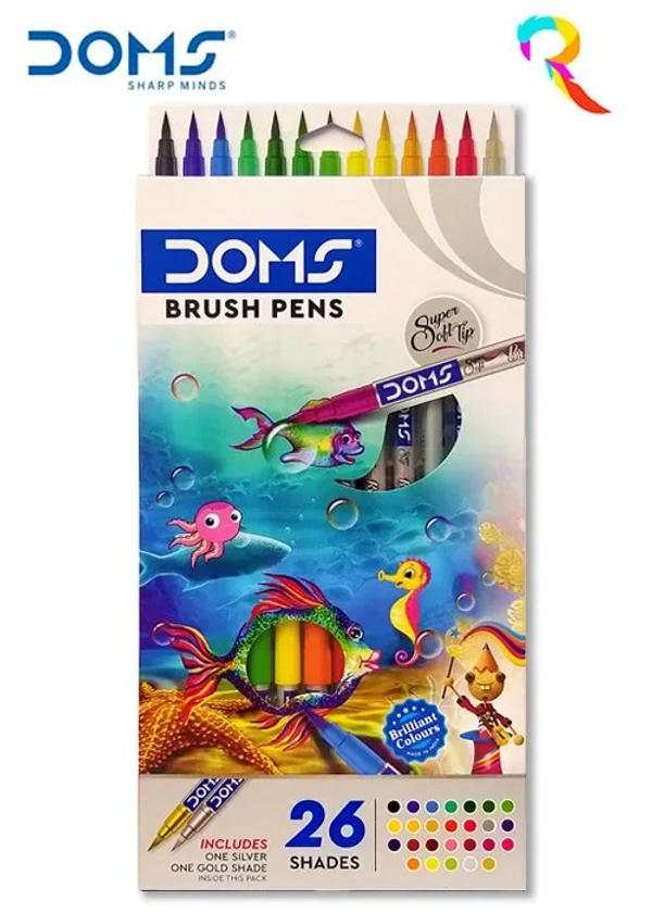 DOMS BRUSH PENS PASTEL SET 26N - 26N