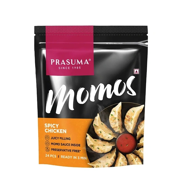 PRASUMA CHK MOMO SPICY - 24PC