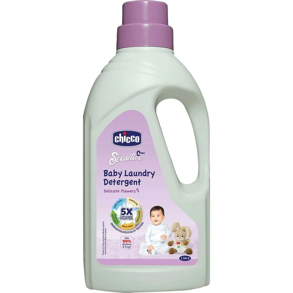 CHICCO LAUNDRY DETERGENT SENSTIVE DELICATE FLOWERS - 1LTR