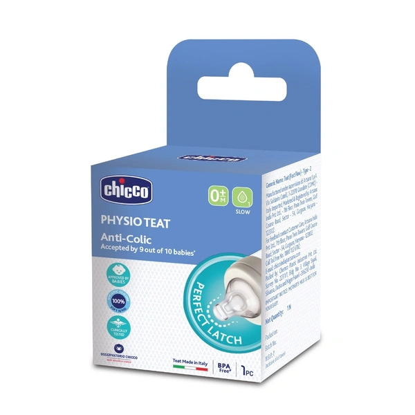 CHICCO PHYSIO TEAT 0+M SLOW - 1N
