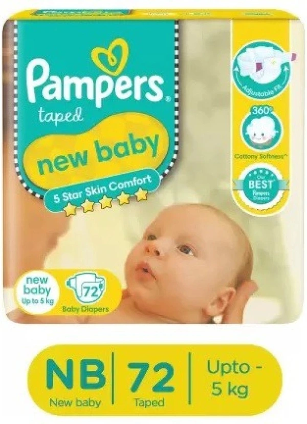 PAMPERS ACTIVE BABY - NB-72N