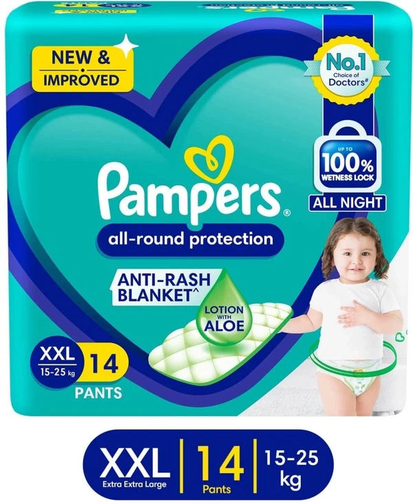 PAMPERS PANTS BLUE - XXL-14N