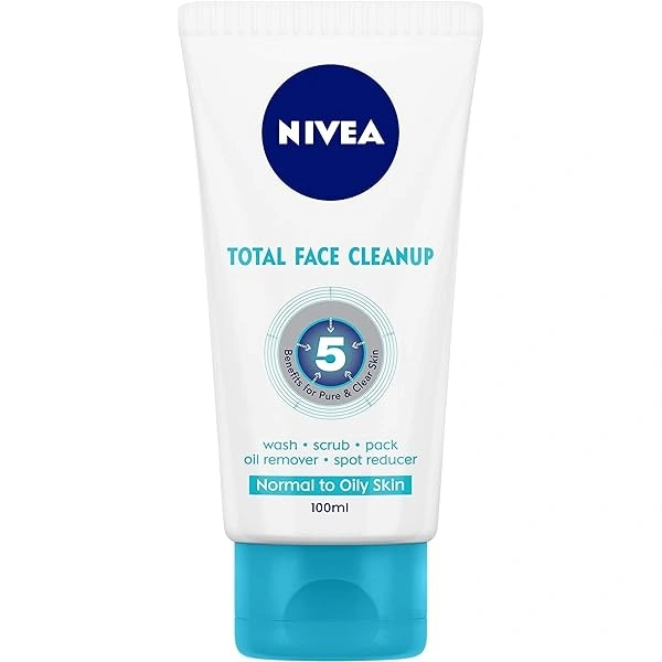 NIVEA F/W TOTAL FACE CLEANUP 100ML