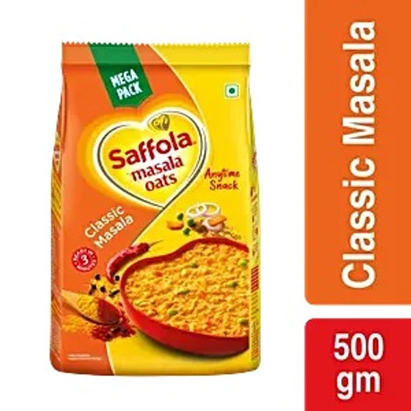 SAFFOLA M.OATS CLASSIC MASALA - 500GM