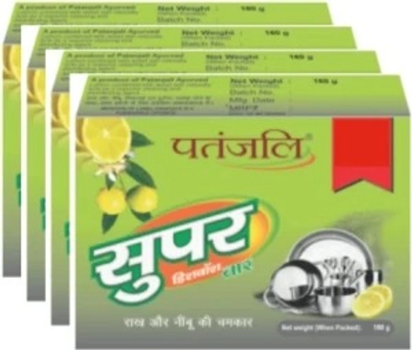 PATANJALI DISHWASH BAR - 4X250GM