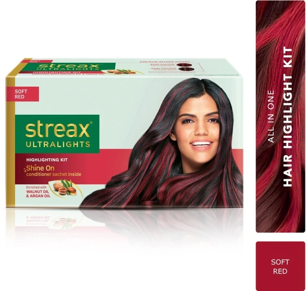 STREAX HIGHLIGHTING KIT SOFT RED - 60GM