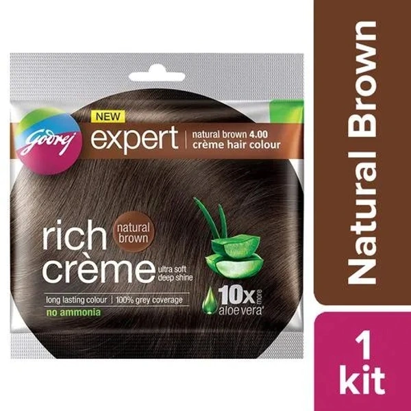 GODREJ H.COLOUR NAT.BROWN 4.00 - 20GM