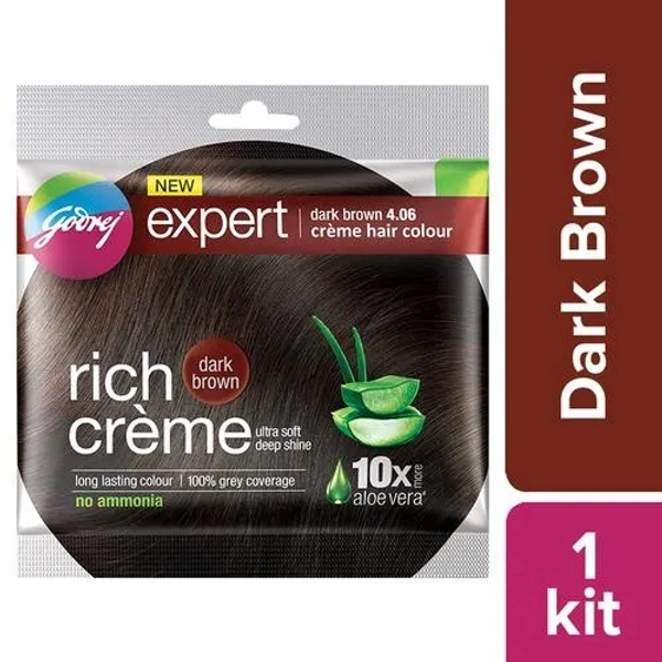 GODREJ H.COLOUR DARK BROWN 4.06 - 20GM