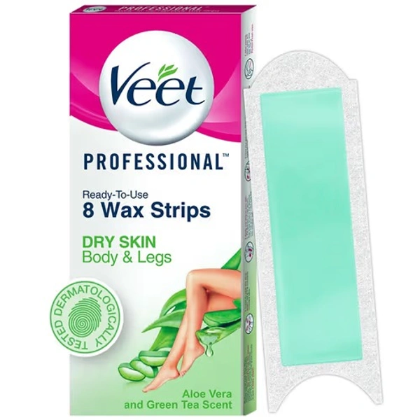 VEET WAX STRIPS DRY SKIN - 8N