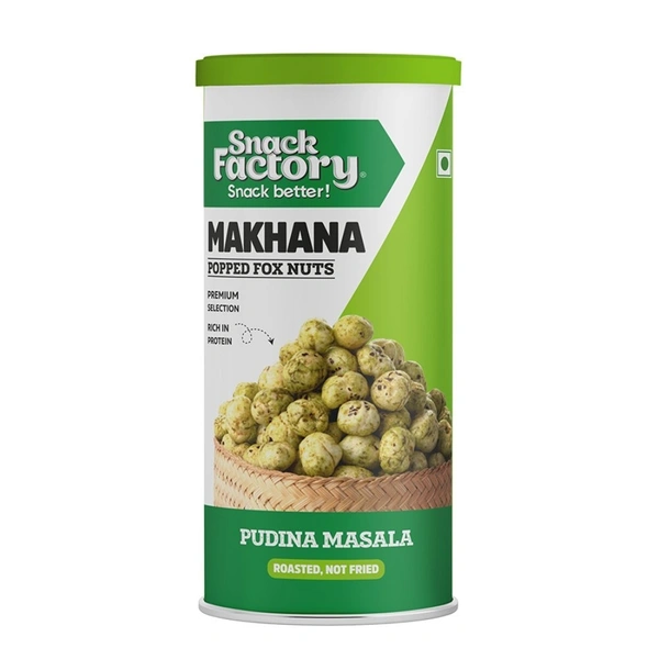 SNACK FACTORY MAKHANA PUDINA MASALA - 50GM