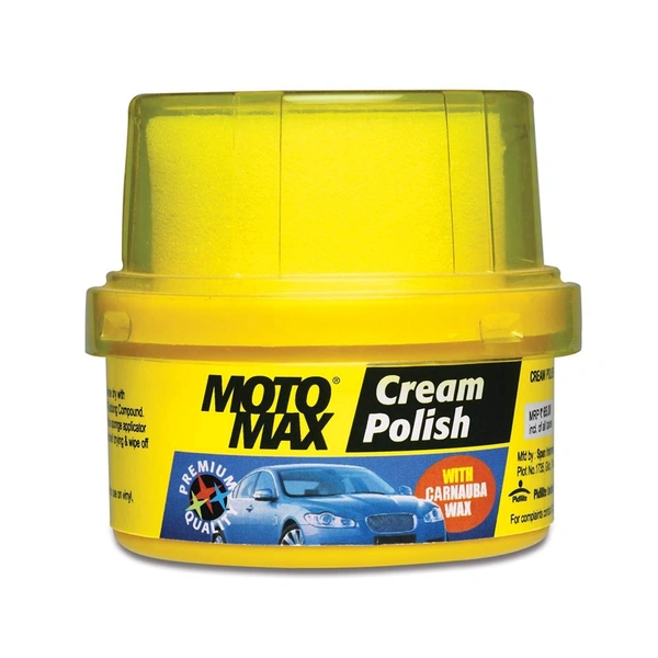 MOTO MAX CREAM POLISH FOR CAR - 60GM