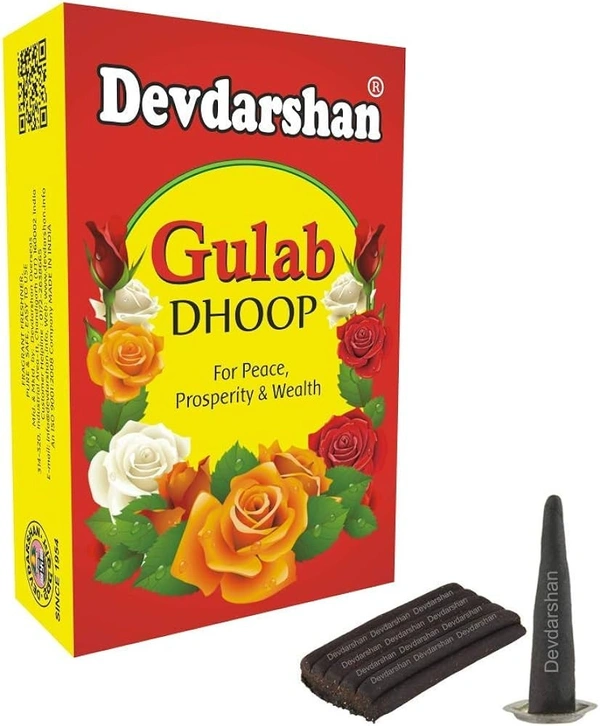 DEVDARSHAN DHOOP GULAB - 45GM