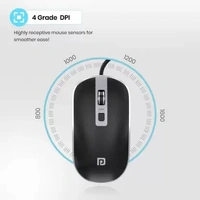 PORTRONICS TOAD 21 WIRED OPTICAL MOUSE - 1N