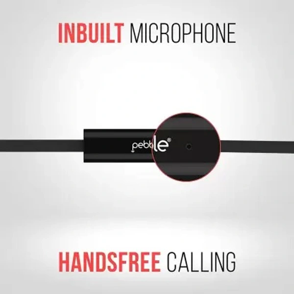 PEBBLE CROME EARPHONES - 1N