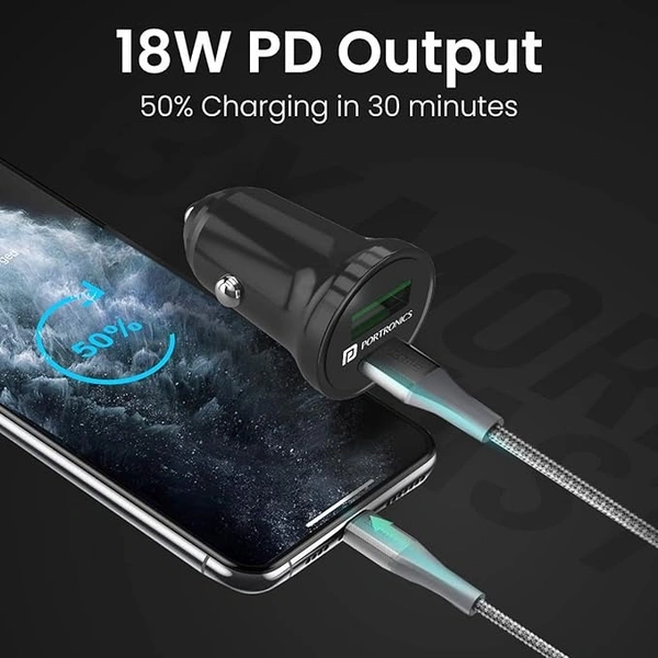PORTRONICS CAR POWER 5 CHARGER - 1N