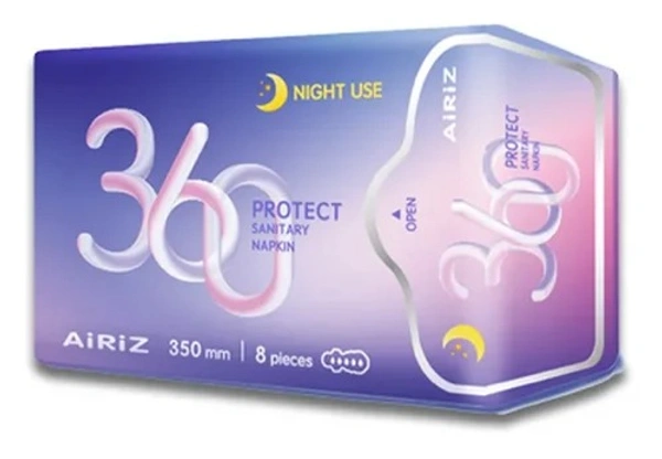 AIRIZ 360 PROTECT ULTRA SLIM PANTYLINERS - 30N