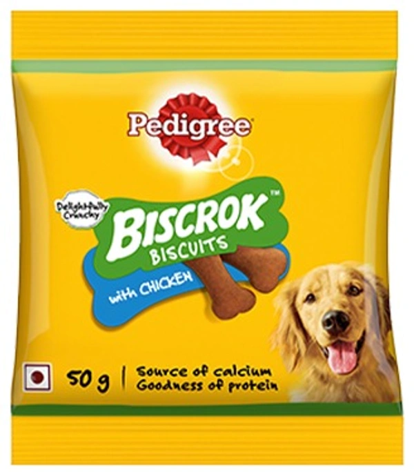 PEDIGREE BISCUIT WITH CHICKEN - 50GM