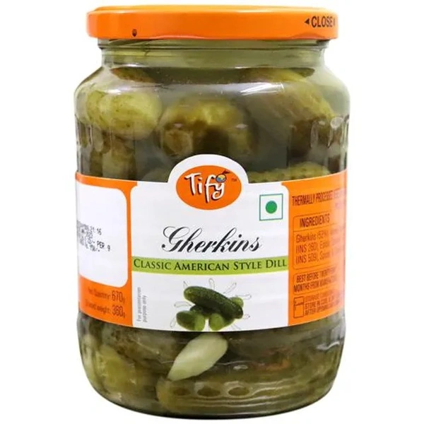 TIFY GHERKINS CLASSIC AMERICAL DILL - 670GM