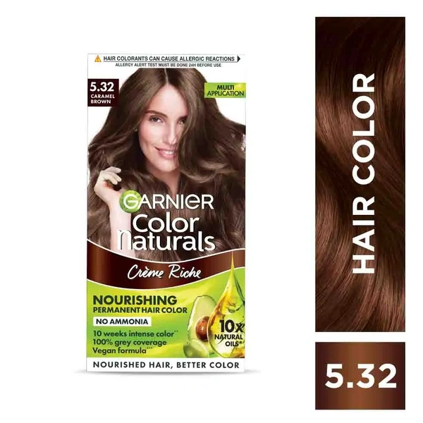 GARNIER CLR NAT 5.32 CARAMEL BROWN. - 50GM