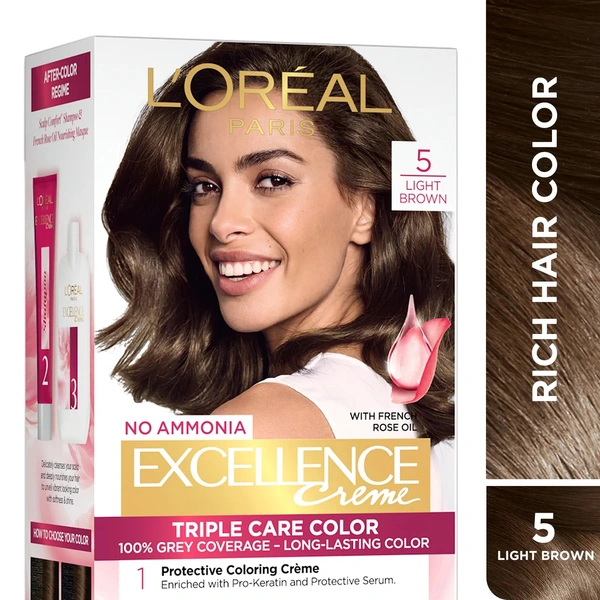 LOREAL EXL. CREME 5 LIGHT BRWN - 72ML