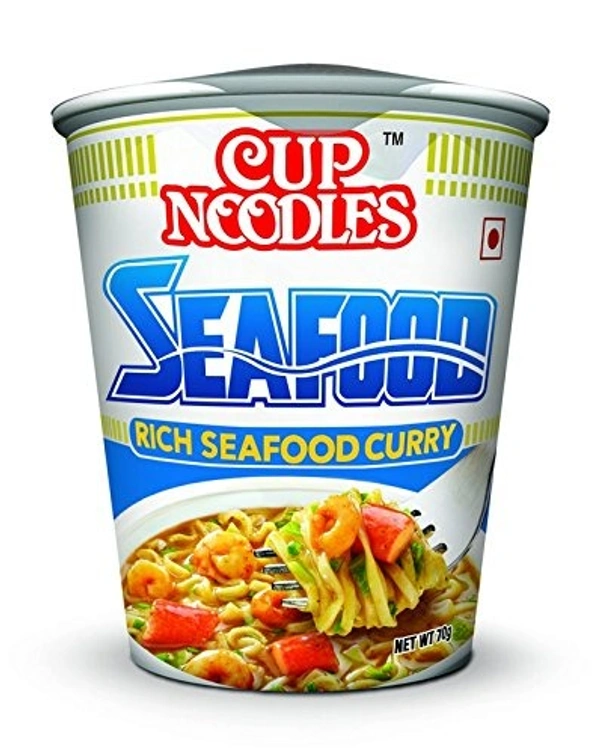 TOP RAMEN CUP SEAFOOD CURRY - 70GM