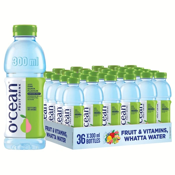 O-CEAN WATER FRUIT DRINK GUAVA FLAVOUR - 300ML