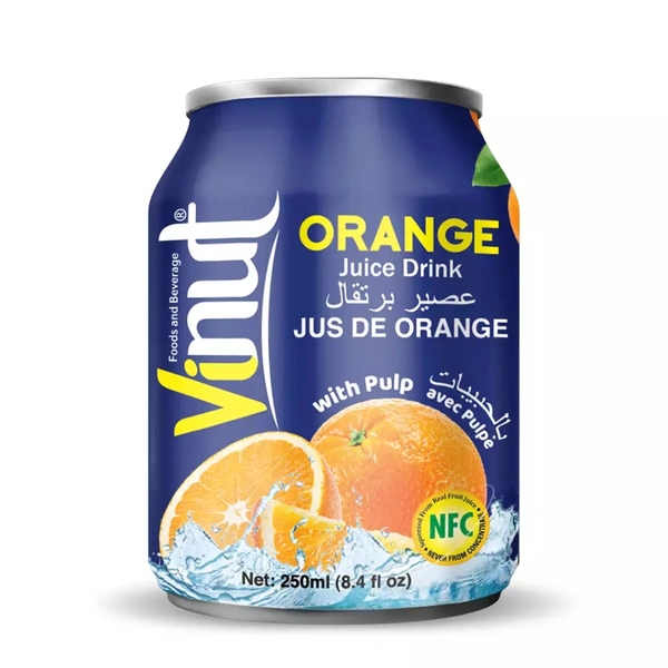 VINUT ORANGE JUICE WITH PULP - 250ML